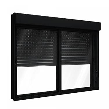 Imagem de Janela de Alumínio Integrada 120 x 150 x 13cm Preto Lucasa