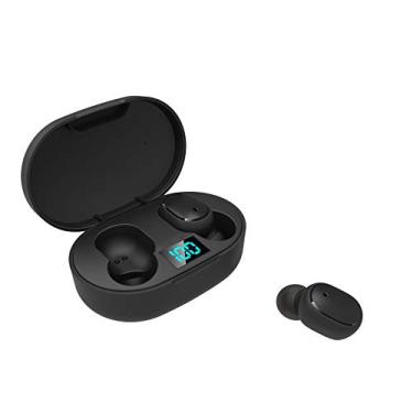 Imagem de Fone de ouvido, Andoer E6S Bluetooth 5.0 Mini TWS Fones de ouvido Fones de ouvido sem fio verdadeiros Fone de ouvido esportivo à prova de suor Fones de ouvido intra-auriculares com caixa de carregame