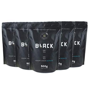 Imagem de KIT COM 5 ERVA MATE PARA TERERÉ BLACK ERVA 500G (Burrito)