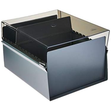 Imagem de Fichário de Mesa com Base de Aço, 6 x 9, Acrimet, 914-1/FM, Fume