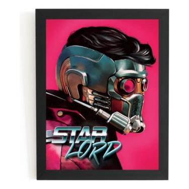 Imagem de Quadro Star-lord Guardioes Da Galaxia Arte Poster Moldurado - Fanarte