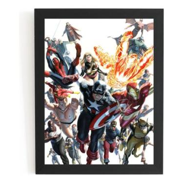 Imagem de Quadro Vingadores Marvel Hq Arte De Alex Ross - Fanarte