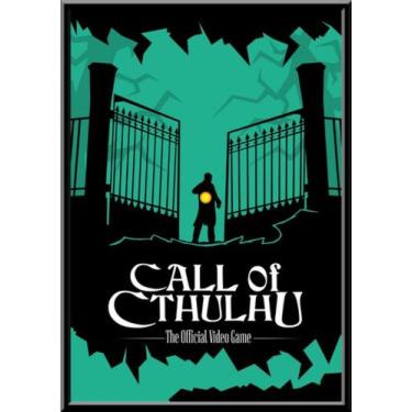 Imagem de Quadro Game Call Of Cthulhu Arte Simplista Moldura 42x29cm - Fanarte
