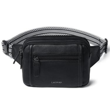Imagem de Fanny Pack LATMAP 3L Unissex - Com Zíper Triplo e Material Sintético P