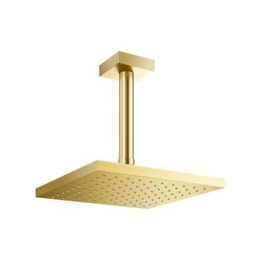 Imagem de Chuveiro De Teto Docol Heaven Q200 Ouro Escovado 00909272