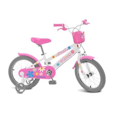 Imagem de Bicicleta Aro 16 Sweet Flower Branca Bandeirante