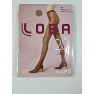 Imagem de Meia Calça Loba Fio 20 Opaca Com Elastano Lupo 5898., M, Pó de arroz