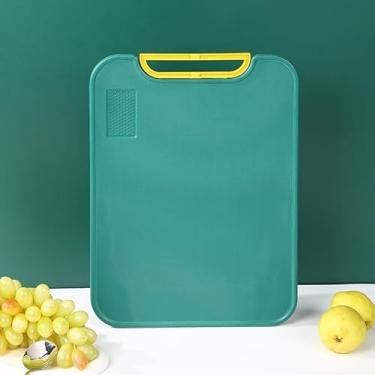 Imagem de Tábua de Corte Polietileno Antibacteriana – Resistente, Não Mancha, Ideal para Carne, Legumes e Cozinha Profissional – Alça Ergonômica – Fácil Limpeza – 34x28cm | Premium InoVibes