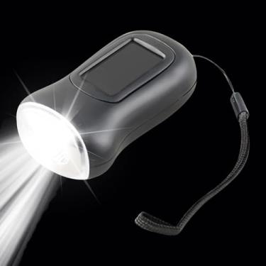 Imagem de Lanternas solares – Luz de manivela – com alça brilhante, à prova de intempéries, à prova d'água, lâmpada de tocha solar para iluminação de barraca de sobrevivência ao ar livre