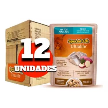 Imagem de Sachê Special Cat Adulto Peixe: Caixa com 12 unidades