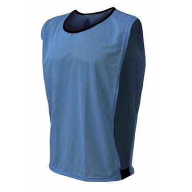 Imagem de Colete Para Treinamento Light Adulto Com Viés Gola TRB Sports, Azul ce
