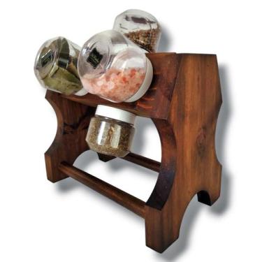 Imagem de Kit Condimentos Art & Lar Porta Tempero e Adesivos - Art & Lar Artesan