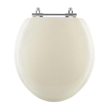 Imagem de Assento Sanitário Almofadado Carina Bege Claro Para Vaso Ideal Standard