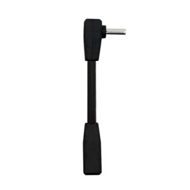 Imagem de chenyang Cabo plano USB C curto de 2,64 polegadas, USB C macho para fêmea 8 K a 60Hz, transferência de dados de 80 Gbps, PD 240 W 90 graus Cabo de extensão de carregamento rápido angular