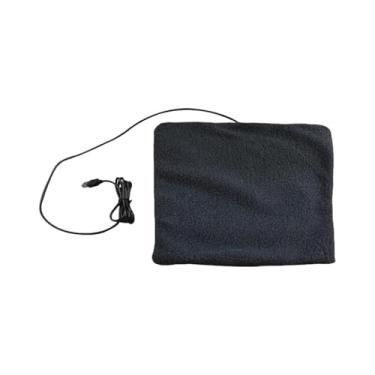 Imagem de Dualoai Almofada Aquecida USB para Animais de Estimação, Cobertor Aquecido, Versátil, Almofada Aquecida Elétrica, Cama para Gatos, Cães de Pequeno Porte, Preto