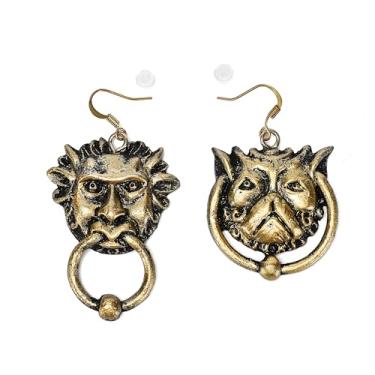 Imagem de Brincos de aldrava de porta - Labirinto - Joias de resina feitas à mão para fãs, Resina, Sem pedra preciosa