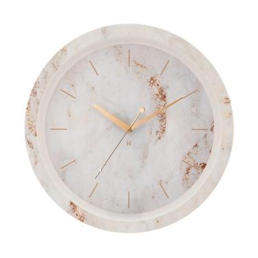 Imagem de Relógio Parede Herweg Cinza Marmorizado 6847 Cinza Claro - Cinza Claro