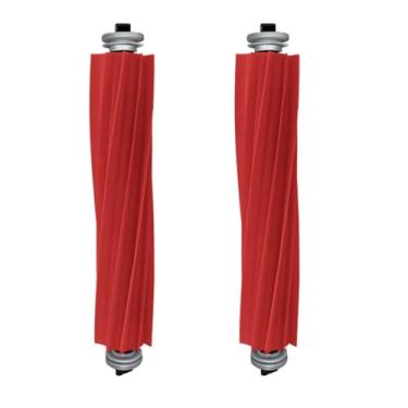 Imagem de NUHFUFA 2 peças de acessórios de aspirador de pó de robô de escova principal compatíveis com Robo Rock QV35A/QV35S, barra de rolo de escova principal de substituição