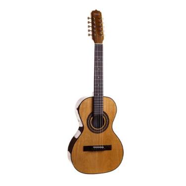 Imagem de Viola rozini rv154.ac.f.i lh caipira cinturada acústica fosco imbuia c