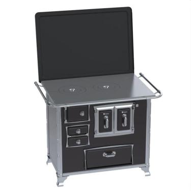 Imagem de Fogao a Lenha GII N 2 Gab Sec Preto com Tampa