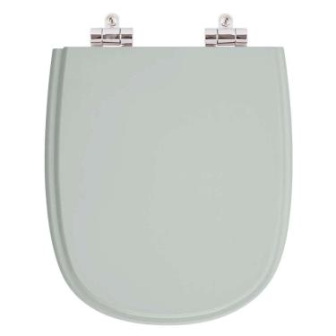 Imagem de Assento Sanitario Poliester com Amortecedor Sabatini Verde Claro para Vaso Icasa