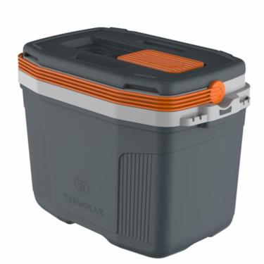Imagem de Caixa térmica cooler 32 litros termolar  - cinza