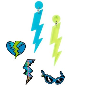 Imagem de Spirit Halloween Monster High Acessórios oficialmente licenciados colar brincos joias, One Size, Aço inoxidável, Sem Pedra Preciosa