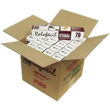 Imagem de 25 rolo fácil filme pvc clinica tatuador estetica 12 x 70 mt - E A COS