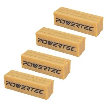 Imagem de POWERTEC 71424-P2 Bastão de limpeza abrasivo para lixar cintos e discos | Borracha natural - Ferramentas de carpintaria para lixar perfeição, pacote com 4