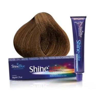 Imagem de Coloração 7.31 Louro Médio Dourado Acinzentado Shine Blue 50g
