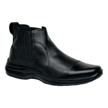 Imagem de Botina Bota Confortavel Linha Confort Coturno Premium - SLZ, Preto, 41