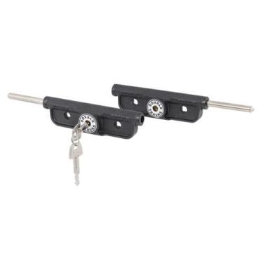 Imagem de Trava lateral para porta de enrolar dovale chave tetra 02 peças