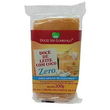 Imagem de Doce De Leite Com Coco Zero Massa Sao Lourenco 200G - São Lourenço