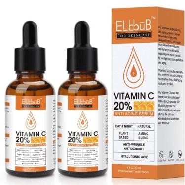 Imagem de Sérum Facial ELBBUB Premium com 20% de Vitamina C e Ácido Hialurônico 