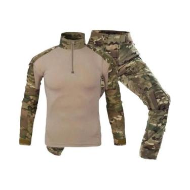 Imagem de Terno Tático Militar de Camuflagem para Paintball, Airsoft e Caça, M, 