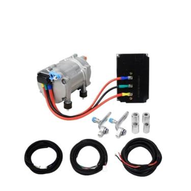 Imagem de Compressor de energia PNew compatível para ar condicionado de estacionamento em carros de acampamento, RV, carros pequenos, caminhões tratores - 12v 800w(Set B DC-12V)
