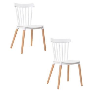 Imagem de Kit 02 Cadeiras Tóquio Sala De Jantar Branco D'rossi
