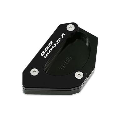 Imagem de Para suzuki V-STROM 650/xt vstrom dl 650 dl650 2004-2023 acessório da motocicleta suporte lateral ampliador placa kickstand almofada