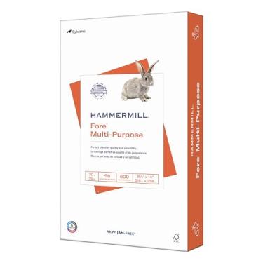 Imagem de Hammermill Papel de impressora, Multiuso Fore 9 kg, 21 x 35 cm - 1 resma (500 folhas) - 96 brilhante, feito nos EUA, 103291