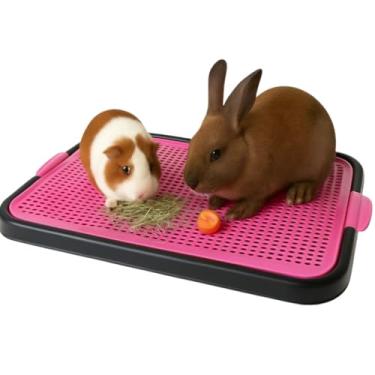 Imagem de Banheiro Pet Multiespécies – Coelhos, Chinchilas, Hamsters Maiores e Porquinhos-da-Índia (Rosa)