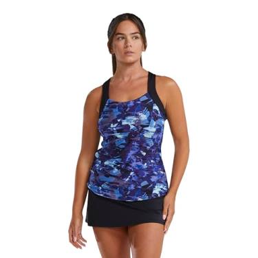 Imagem de TYR Tanquíni T0701148410 Sq Nk Frtl Royal/YLW 10