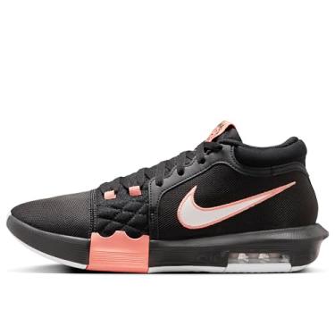 Imagem de Nike Tênis de basquete masculino, Ágata damasco preto e branco 001, 41