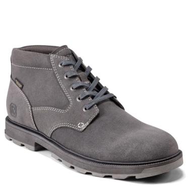 Imagem de Rockport Bota masculina Seamus impermeável no tornozelo, Camurça cinza, 40