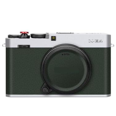 Imagem de X-E4 Premium Camera Premium Adesivo Película Protetora Anti-arranhões para FujiFilm X-E4 XE4 Decalques (Transparente + Couro Verde)