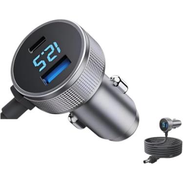 Imagem de Cabo Carregador Veicular 3 em 1 Mini 3 Metros – Adaptador Prático USB para Carro, Smartphones e Dispositivos Diversos