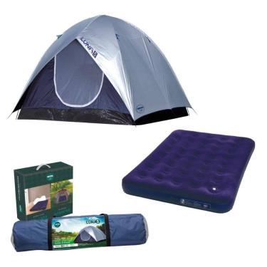 Imagem de Barraca Iglu Luna 5 Lugares e Colchão Casal Mor