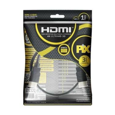 Imagem de Cabo Hdmi Gold 1 Metro 4k Ultrahd Pix 018 2221