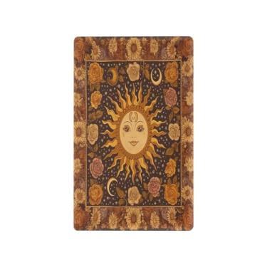 Imagem de Blueangle Placa de parede decoradora de capa em branco, tamanho padrão 1 gangue vintage capa de interruptor solar para quarto de escritório em casa 4,53 x 2,76 polegadas (22)