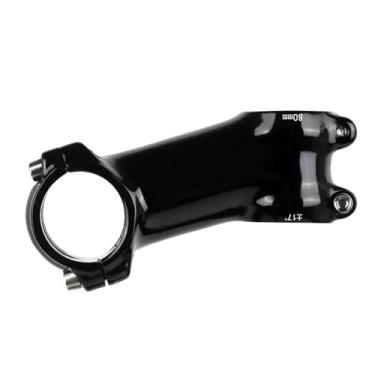 Imagem de Mesa de guidão ultraleve preta e leve para bicicleta, 7 graus, para MTB e estrada, 28,6 mm, 31,8 mm, 60/70/80/90/100/110/120/130 mm.(Light Black 17-80MM)