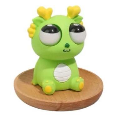 Imagem de Dragão Fofo de Apertar, Anti-Estresse com Olhos Saltantes, Cores Sortidas